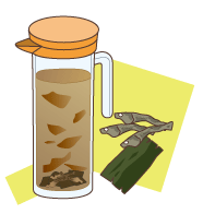 麦茶ポットで作る水出汁